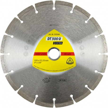 K.DIAM.SEG.DISC.230mm x 2.3mm x 22.2mm DT300U betoon