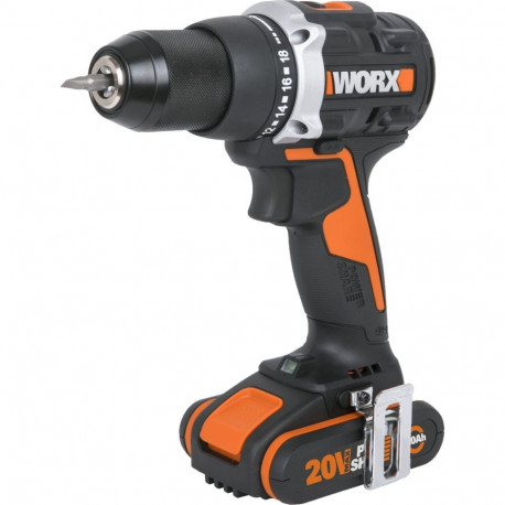 Worx WX102 20V juhtmeta trell-kruvikeeraja 2 x 2 Ah aku