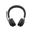 JABRA Evolve2 65 MS Stereo Kõrvaklapid on-ear Bluetooth juhtmevaba USB-A mürasummutav must Sertifits