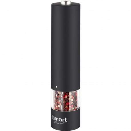 Pepper mill electric 22cm Lamart, black