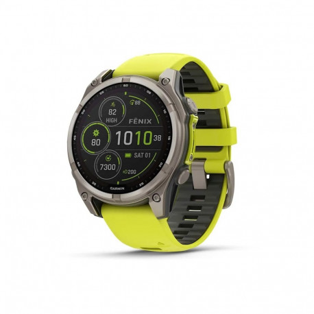 Garmin fenix 8 3.3 cm (1.3") 47 mm digitaalne 260 x 260 pikslit puuteekraan titaan Wi-Fi GPS (satell