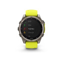 Garmin fenix 8 3.3 cm (1.3") 47 mm digitaalne 260 x 260 pikslit puuteekraan titaan Wi-Fi GPS (satell