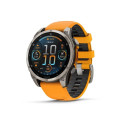 Garmin fenix 8 3.56 cm (1.4") AMOLED 47 mm Digital 454 x 454 pixels Touchscreen Graphite Wi-Fi GPS (