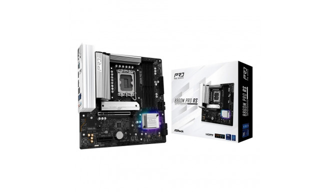 Asrock B860M Pro RS Intel B860 LGA 1851 (Socket V1) micro ATX