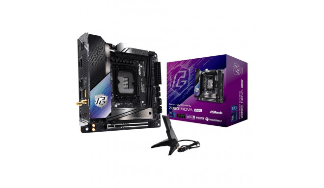 Asrock Phantom Gaming Z890I Nova WiFi Intel Z890 LGA 1851 (Socket V1) mini ITX emaplaat