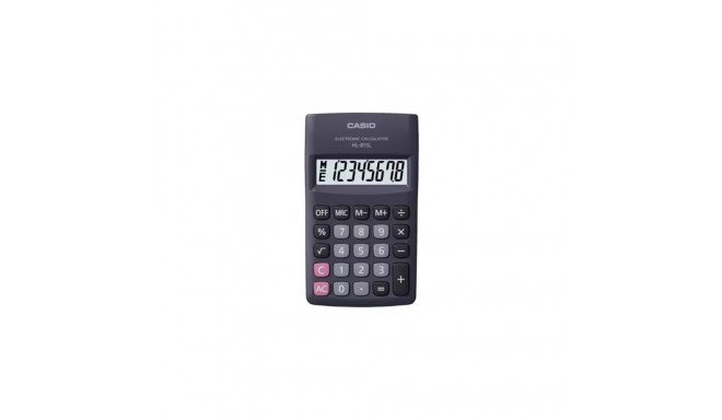 CASIO HL-815L-BK BOX pocket calculator, 8-digit, 69.5x118mm, black