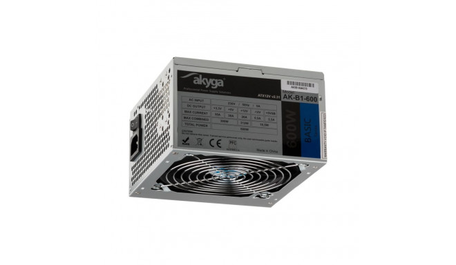 Akyga AK-B1-600 toiteplokk 600 W 20+4 pin ATX hall