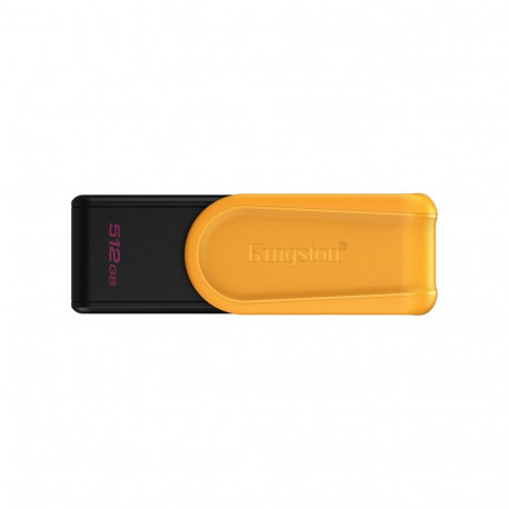 Kingston Technology DataTraveler 512GB kaasaskantav USB 3.2 Gen 1 Exodia S (must/kollane)