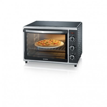 Severin TO 2058 oven 42 L 1800 W Black, Silver