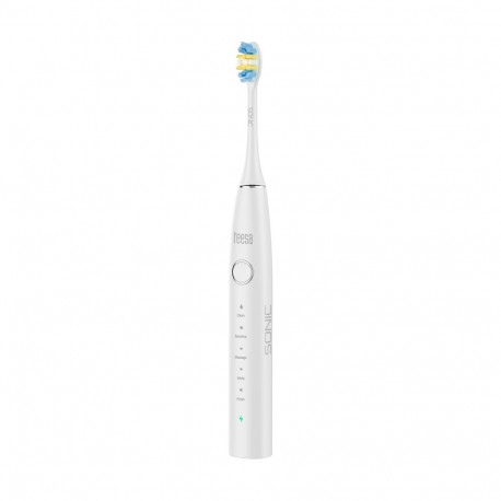 Soniczna szczoteczka do zębów TEESA SONIC 2 biała, 5 trybów pracy, etui podróżne , USB typ C