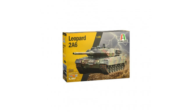 Plastikust mudel tank leopard 2a6