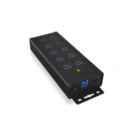 IcyBox USB-jaotur IB-HUB1703-QC3 7 porti USB 3.0 3 laadimisporti