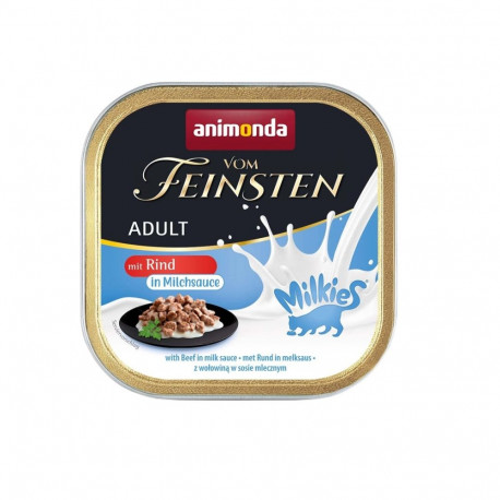 Cat Food - ANIMONDA Vom Feinsten Adult Milkies Beef in Milk Sauce 100g
