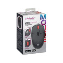 Computer Mouse - Defender MB-057 Optical 1000 DPI Silent Click Black