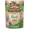 Cat Food - CARNILOVE Wet Duck & Catnip Pouch 85 g