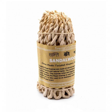 Incense Sticks - Nepali Rope Pure Herbs Sandalwood & Spice, 50 Sticks