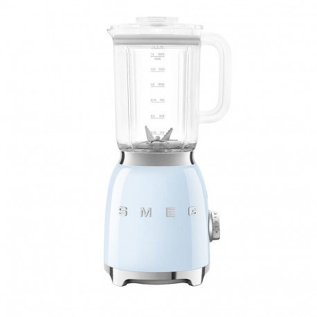Blender - SMEG GLASS BLENDER 800W 1.5L BPA-free Jug Ice Crushing Blue