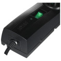 Power Strip - Ever Classic 3m 5 AC Outlets 250V Black