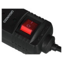 Extension cord - EnerGenie SPF5-C-5 5 AC Outlets 250 V Black 1.5 m