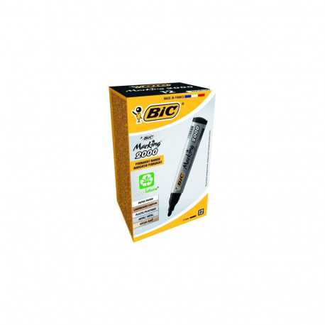 BIC permanent MARKER ECO 2000 2-5 mm, black, Box 12 pcs. 000095