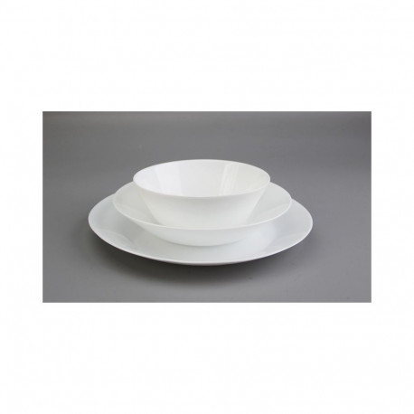 PLATE FLAT 25.4CM WHITE