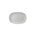 PLATE SQUARE OVAL 23.4CM WHITE