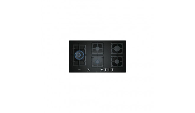Bosch Serie 6 PPS9A6B90 hob Black Built-in 90 cm Gas 5 zone(s)