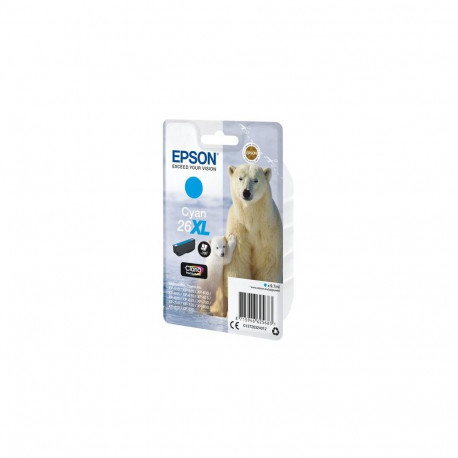 Epson Polar bear 26XL Claria Premium Single Cyan Ink