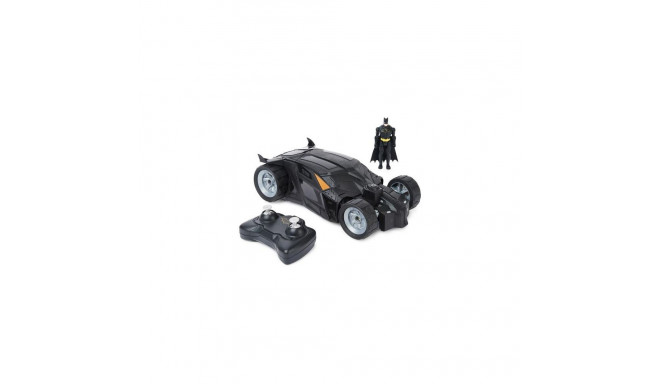 DC Comics , Batman Batmobile Remote Control Car, Easy to Drive with 4-inch Batman Figure, Kids Toys 