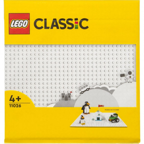 LEGO White Baseplate 11026