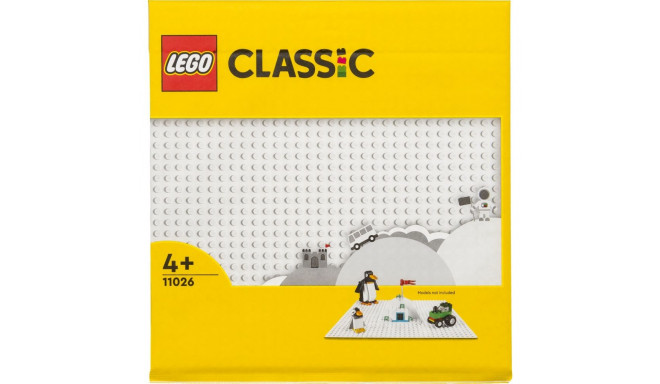 LEGO White Baseplate 11026