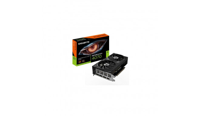 GIGABYTE GeForce RTX 4070 WINDFORCE 2X OC V2 12G Graphics Card - 12GB GDDR6, 192bit, PCI-E 4.0, 2490