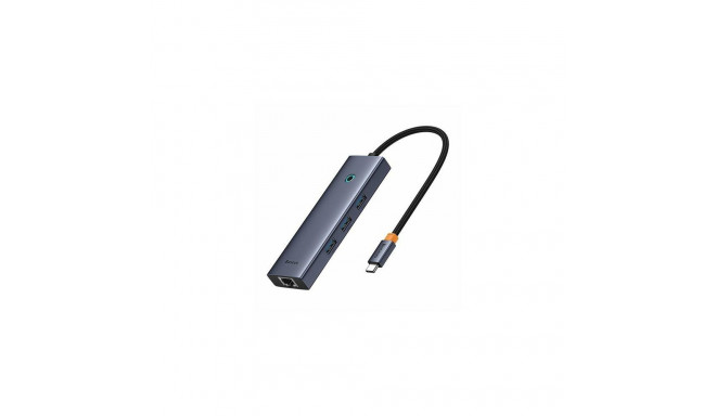 Baseus UltraJoy 6-Port Wired USB 3.2 Gen 1 (3.1 Gen 1) Type-C Grey