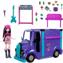 Beebinukk Aksessuaaridega Monster High Tour Bus Rock Sang-sationnel