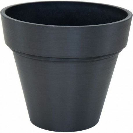 Taimepott Mega Collections Ecostone Planter Must noir Plastmass Taaskasutatav 55 x 51 cm