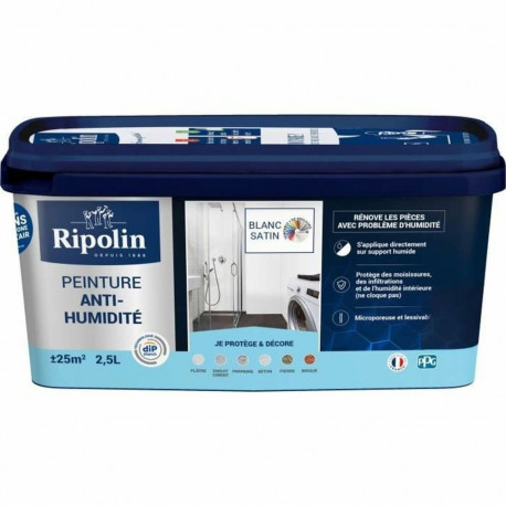 Kruntvärv Ripolin Valge Satineeritud 2,5 L