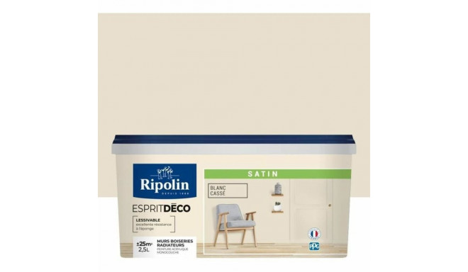 Kruntvärv Ripolin Valge Satineeritud 2,5 L