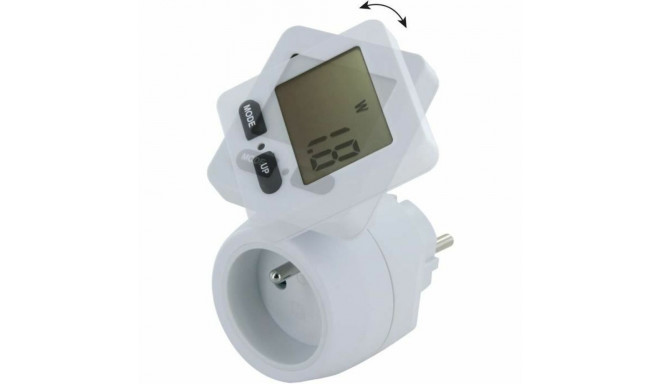 Pistik tarbimismõõturiga Chacon 54351 Valge