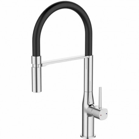 Kitchen Tap Rousseau ILO Must Hall Hõbedane