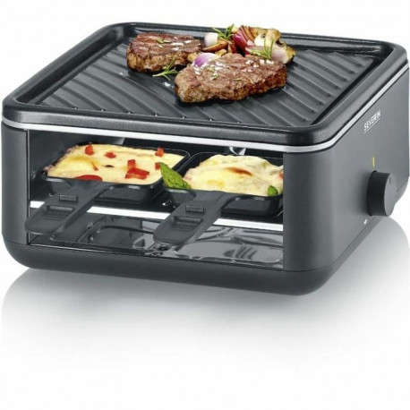 Raclette Severin RG2360 Must noir 24 x 24 cm