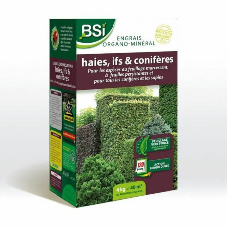 Orgaaniline väetis BSI Hedge / Yew / Conifer 4 Kg