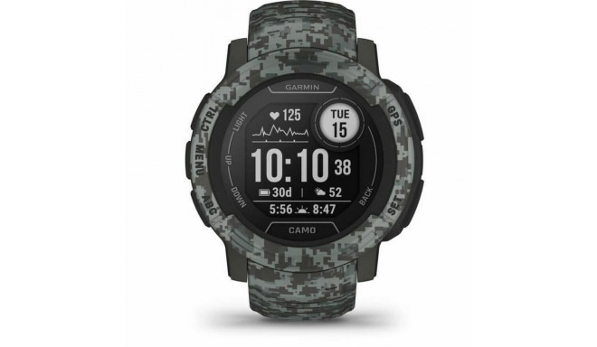 Nutikell GARMIN Instinct 2 Camo Edition Tumehall 0,9" Must Grafiithall