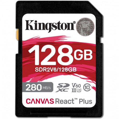 "CARD Card 128GB Kingston XC React+ 280R/100W Reader retail retail"