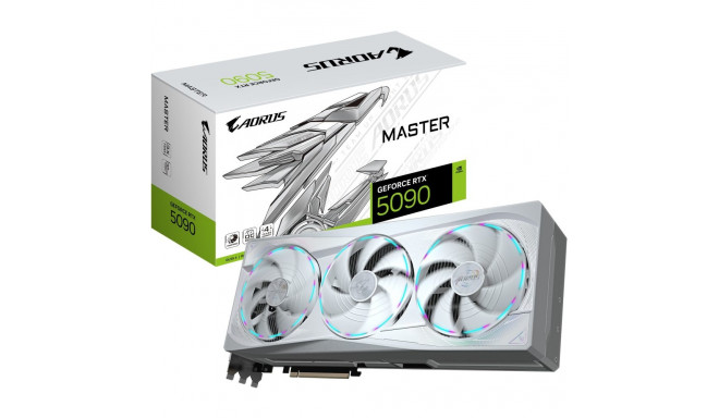 "RTX 5090 32GB Gigabyte Aorus Master Ice GDDR7 3Fan white"