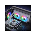 Thermaltake TH240 V2 ARGB Processor Liquid cooling kit 24 cm White 1 pc(s)