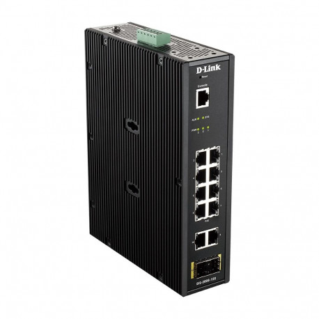 D-Link lüliti L2 12-pordine tööstuslik nutikas hallatav 10x1GBaseT(X) & 2xSFP
