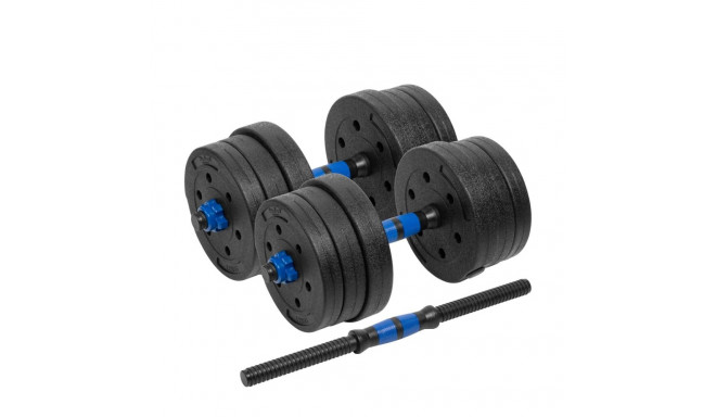 REBEL ACTIVE Hantle bitumiczne regulowane z łącznikiem 2x10 kg