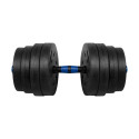 REBEL ACTIVE reguleeritavad bituumenist hantlid ühenduslüliga 2x15 kg