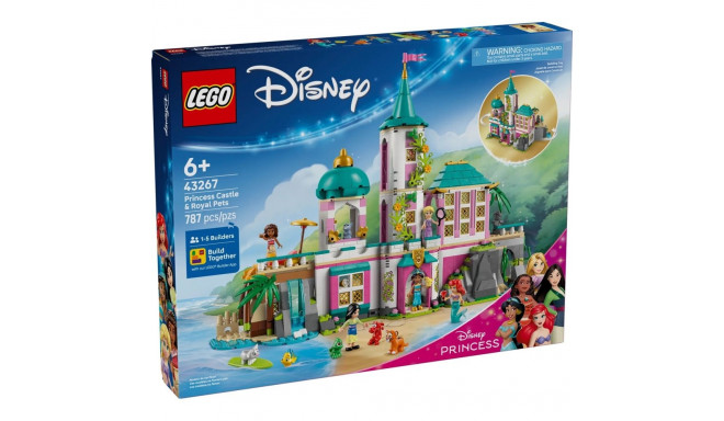 LEGO DISNEY 43267 printsessi loss ja kuninglikud lemmikloomad