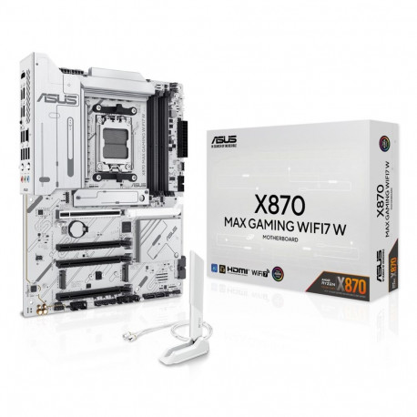 ASUS X870 MAX mänguarvuti WIFI7 W AMD X870 Socket AM5 ATX